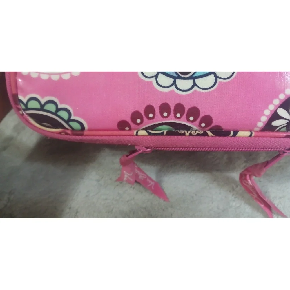 2 Vintage Vera Bradley Mini Cooler Lunch Bags Cupcakes Pink‎ Green Retired 2007